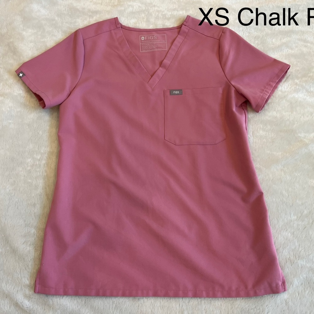 Figs limited edition chalk pink top